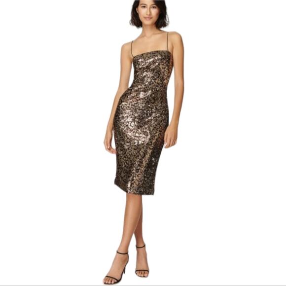 Milly Dress Women's Small Sequin Sleeveless Cocktail Party Evening Formal - Picture 1 of 12